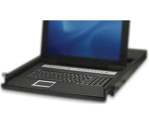 INTELLINET 929189 Tastiera Sostitutiva Layout Inglese per KVM Console Nero