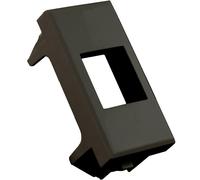 Intellinet Adattatore Frutti RJ45 Compatibile con BTicino Axolute Nero
