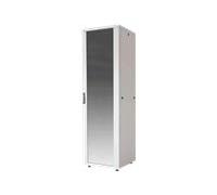Intellinet - Armadio di rete autoportante (Basic), 42U, profondità 800 mm, grigio, Flatpack, max 600 kg, server rack 19", acciaio, serratura a punto singolo, una serratura per pannello laterale, garanzia di tre anni