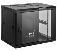 Intellinet Armadio Rack 19'' a muro 9 unità sezione unica prof. 450 Nero