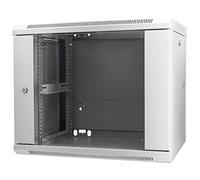 Intellinet Armadio Rack 19'' a muro 9 unità sezione unica prof. 600mm Gri