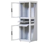 Informatica - Vari - Armadio Rack 19'' 600x600 38u Con Ripiano Tastiera Grigio