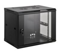 Intellinet Armadio Rack 19'' a muro 12 unità sezione unica prof. 600mm Nero