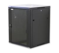 Armadio Rack 19'' a muro 6 unità sezione unica prof. 450mm Nero