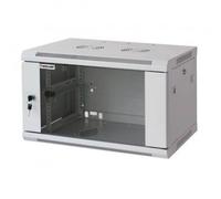 Intellinet Armadio Rack 19'' a muro 6 unità sezione unica prof. 600mm Grigio