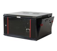 Intellinet Armadio Rack 19'' a muro 6 unità sezione unica prof. 600mm Nero