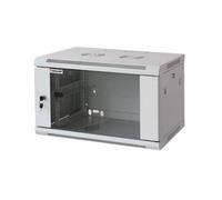 INTELLINET Armadio Rack 19'' a muro 9 unità sezione unica prof. 450 Grigio