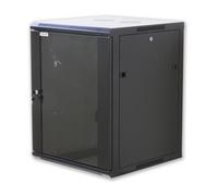 INTELLINET Armadio Rack 19'' a muro 9 unità sezione unica prof. 450 Nero
