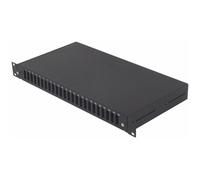 INTELLINET Cassetto da Rack 19 per Fibra Ottica 24 porte SC Duplex Nero