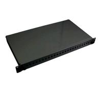 Intellinet Cassetto Ottico 19'' 12 porte ST Nero Fisso