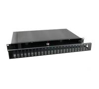 Intellinet Cassetto Ottico 19'' 24 porte SC Duplex Nero Fisso