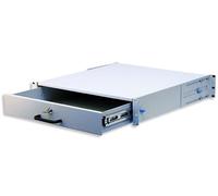 Intellinet Cassetto Porta Tastiera 2U per Armadi Rack 19'' con Serratura Grigio