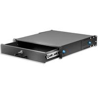 Intellinet Cassetto porta tastiera 2U per armadi Rack 19'' con serratura Nero