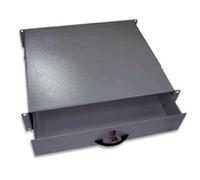Intellinet Cassetto Porta Tastiera 2U per Armadi Rack 19'' con Serratura Nero