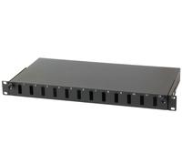 Intellinet Cassetto Rack 19'' Fibra Ottica 12 porte SC Duplex Nero