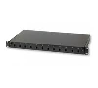 Intellinet Cassetto Rack 19'' Fibra Ottica 12 Porte ST Simplex