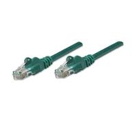 Intellinet Cat5e, 0.45m cavo di rete Verde 0,5 m U/UTP (UTP)