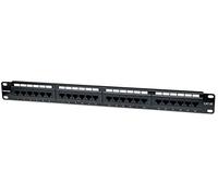 Intellinet Cat5e Patch Panel 24-Port, UTP, 1U, Black, 513555 (24-Port, UTP, 1U, Black 24-Port, UTP, 1U)
