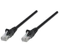 Intellinet Cat6A, SFTP, 0.25m cavo di rete Nero 0,25 m S/FTP (S-STP)