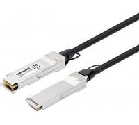 Intellinet - Cavo di connessione diretta a 40 GBase - QSFP+ (M) a QSFP+ (M) - 50 cm - Twinaxial - passivo, bassa latenza, fino