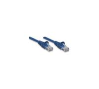 Intellinet Cavo di rete Patch in Rame Cat. 5e Blu UTP 30 m