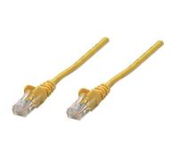 Intellinet Cavo di rete Patch in Rame Cat. 5e Giallo UTP 15 m