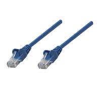 Intellinet Cat6, SFTP, 0.25m cavo di rete Blu 0,25 m S/FTP [S-STP] (NETWORK CABLE CAT6 COPPR 0.25M- - BLUE S/FTP SNAGLESS/BOOTE NEW