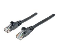 intellinet PATCHKABEL RJ45 U/UTP CAT6 0.50M HEBELSCHUTZ SCHW