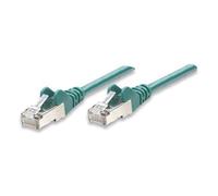 Intellinet Cavo di rete Patch in Rame Cat. 6 Verde UTP 7,5 mt