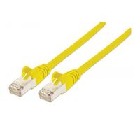 Intellinet Cavo di rete Patch in rame Cat. 6A Giallo SFTP LSZH 15m