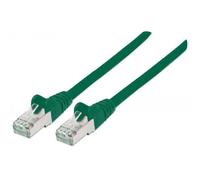 Intellinet Cavo di rete Patch in rame Cat. 6A Verde SFTP LSZH 1m