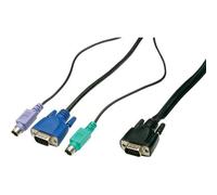 Intellinet Cavo KVM switch HDB15/PS2 Mt. 3,0
