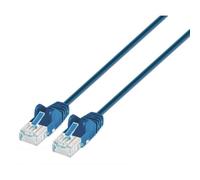 Intellinet Cavo patch di rete Cat6 UTP Slim 0,5 m blu