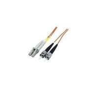 Intellinet - Cavo patch - LC Multi-Mode (M) - ST multi-mode (M) - 5,0 m - fibra ottica - 50/125 micrometri - arancione (470438)