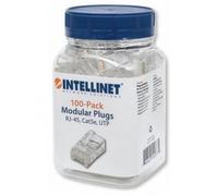 Intellinet Confezione 100 Plug RJ45 UTP per Cavo Flessibile Cat.5E