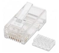 Intellinet Confezione 100 Plug RJ45 UTP per Cavo Rigido Cat.6