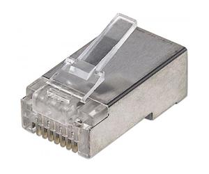 Intellinet Confezione da 100 Plug Modulari RJ45 Cat.5e STP