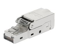 Intellinet 791205 Connettore Plug RJ45 8P8C Cat.6A Schermato STP Silver