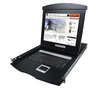 Intellinet Console KVM Switch 8 Porte USB/PS2 con LCD 17'' da Rack 19'' Dual Rai