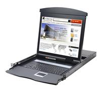 Intellinet Console KVM Switch 8 Porte USB/PS2 con LCD 19'' da Rack 19'' Dual Rai