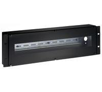 Intellinet Contenitore guida DIN 3U I-CASE DIN-3BK per armadi 19'' Nero
