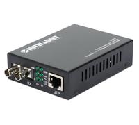 Convertitore multimediale Intellinet Fast Ethernet, multimodale da 10/100Base-Tx a 100Base-Fx (ST), 2 km (1,24 mi) (spina Euro