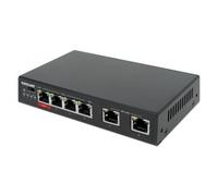 Intellinet Fast Ethernet Switch a 6 porte con 4 porte PoE (1 x High-Power PoE)