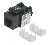 Intellinet Frutto Keystone RJ45 Cat.5E UTP IDC 90° Nero