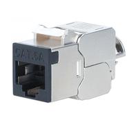 Intellinet Frutto Keystone RJ45 Cat.6A 10G Slim STP Toolless Nero