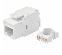 Intellinet Frutto Keystone RJ45 Cat.6A UTP Toolless Bianco 3µ