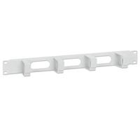 Intellinet Gestione cavi per armadi da 48,3 cm 19", 1 U 4 piccoli anelli in plastica, grigio 711043