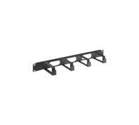 Intellinet Gestione Cavo Pannello Nero 1U Altezza 48.3cm Larghezza 711074