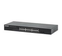 Intellinet 561877 Gigabit Ethernet Switch 24 Porte con 2 Porte SFP Nero