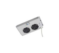 Intellinet Gruppo di Ventilazione a Soffitto per Rack 19'' 2 Ventole Grigio